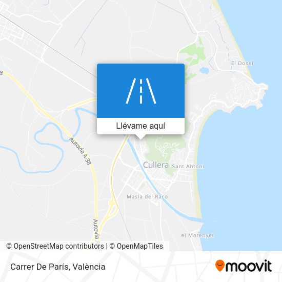 Mapa Carrer De París