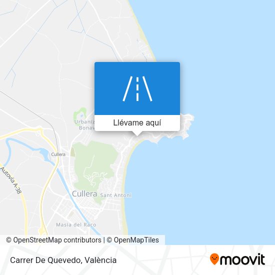 Mapa Carrer De Quevedo