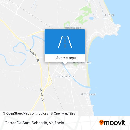 Mapa Carrer De Sant Sebastià