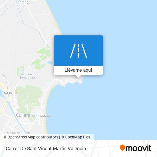 Mapa Carrer De Sant Vicent Màrtir
