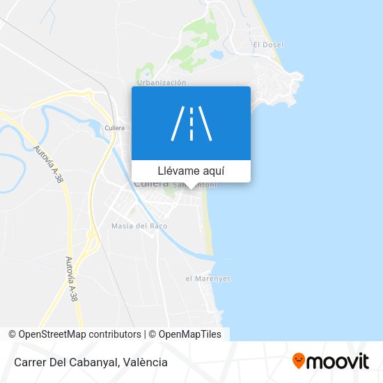 Mapa Carrer Del Cabanyal