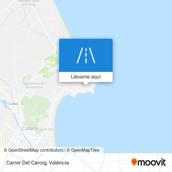 Mapa Carrer Del Caroig