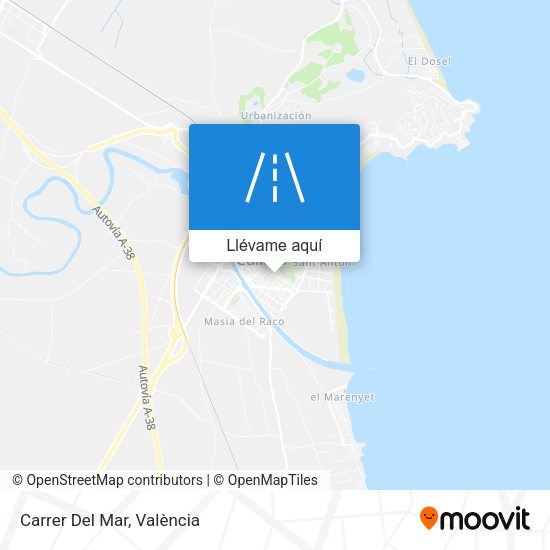 Mapa Carrer Del Mar