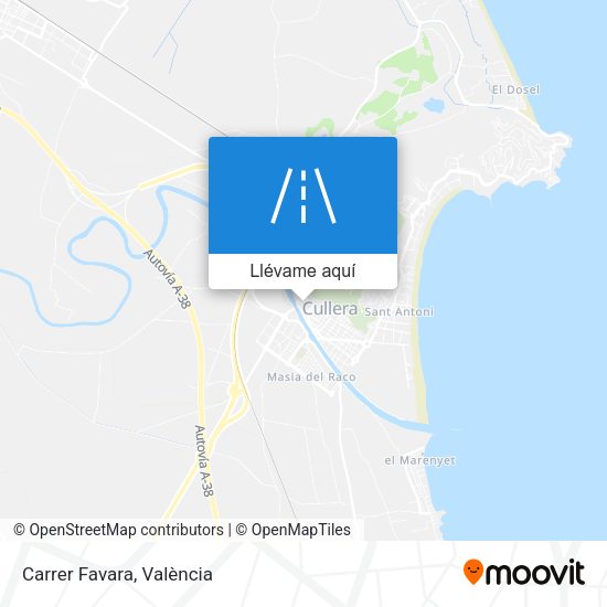 Mapa Carrer Favara