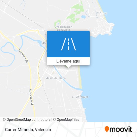 Mapa Carrer Miranda