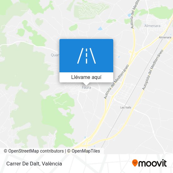 Mapa Carrer De Dalt