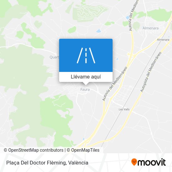 Mapa Plaça Del Doctor Flèming