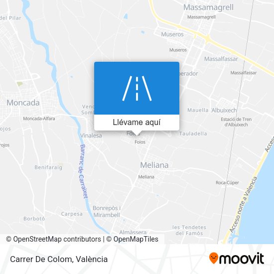 Mapa Carrer De Colom