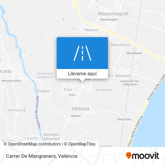 Mapa Carrer De Mangraners