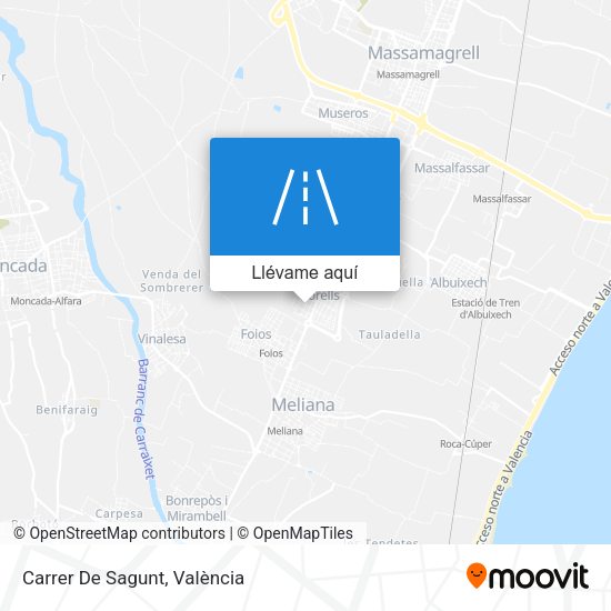 Mapa Carrer De Sagunt
