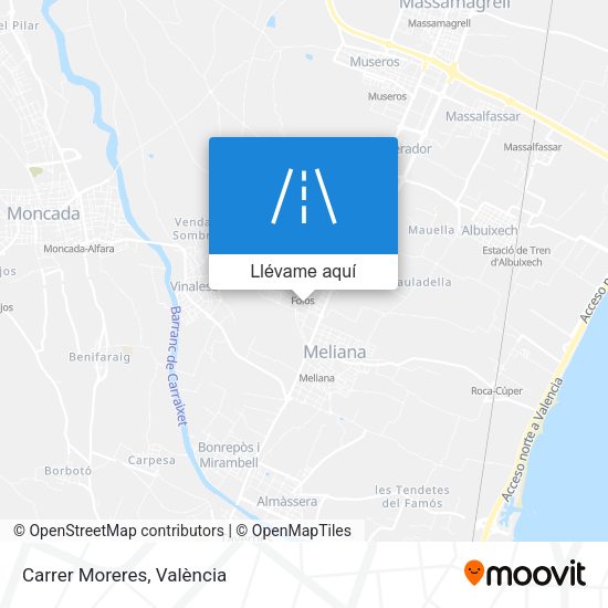 Mapa Carrer Moreres