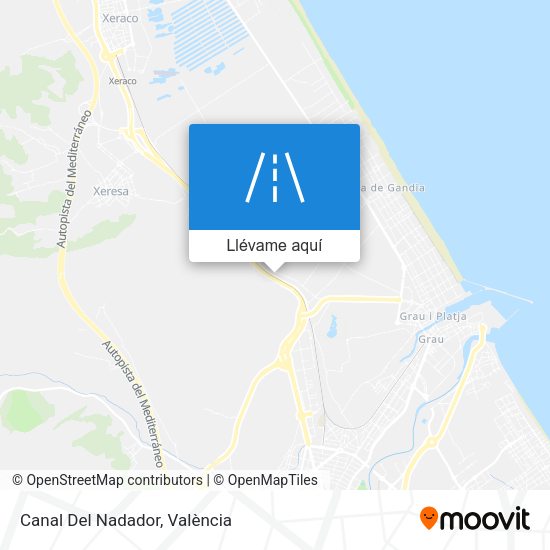 Mapa Canal Del Nadador