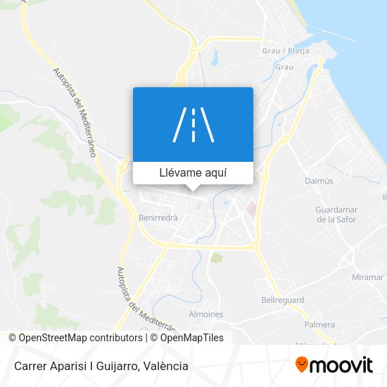 Mapa Carrer Aparisi I Guijarro