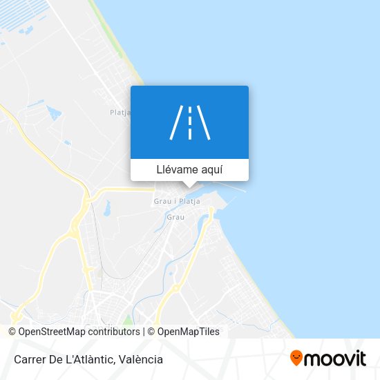 Mapa Carrer De L'Atlàntic