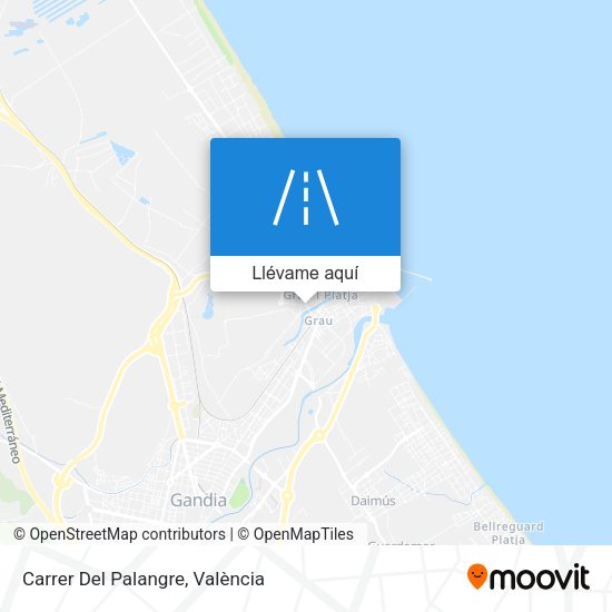 Mapa Carrer Del Palangre