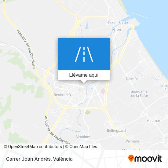 Mapa Carrer Joan Andrés