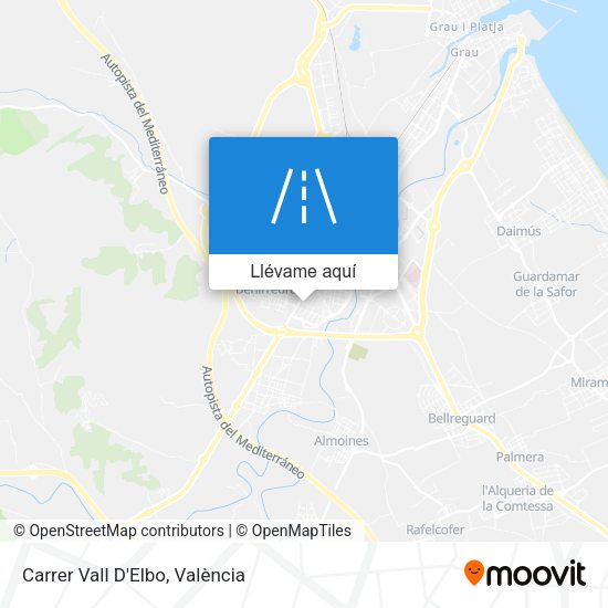 Mapa Carrer Vall D'Elbo