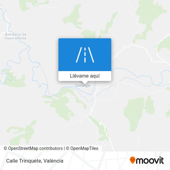 Mapa Calle Trinquete