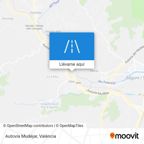 Mapa Autovía Mudéjar