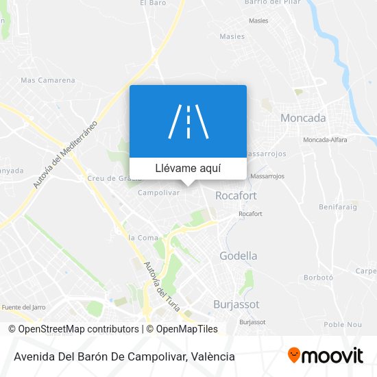 Mapa Avenida Del Barón De Campolivar