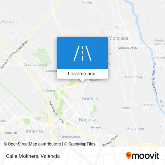 Mapa Calle Moliners