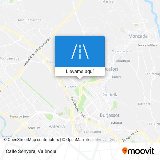 Mapa Calle Senyera