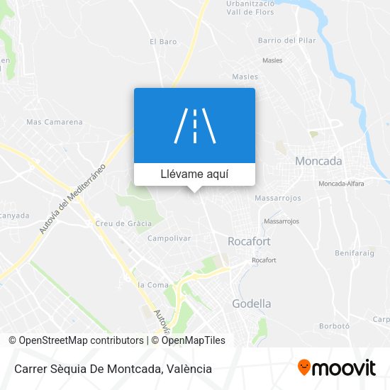Mapa Carrer Sèquia De Montcada
