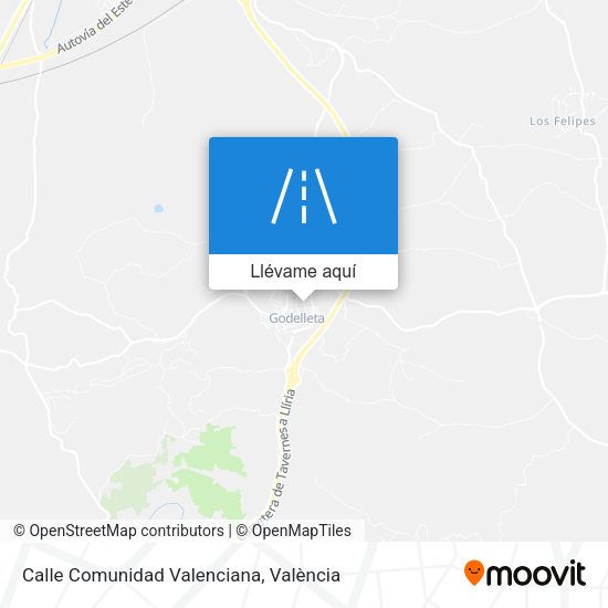 Mapa Calle Comunidad Valenciana