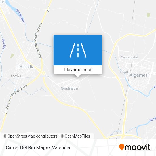 Mapa Carrer Del Riu Magre
