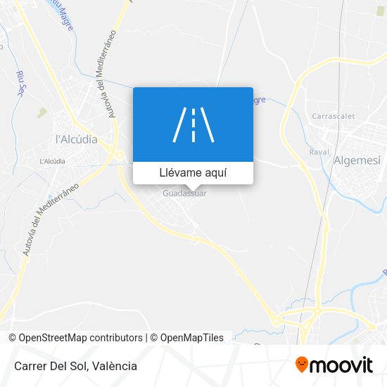 Mapa Carrer Del Sol
