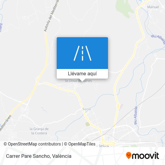 Mapa Carrer Pare Sancho