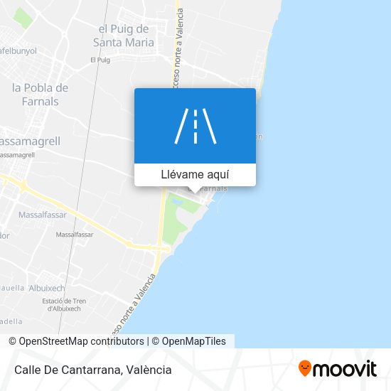 Mapa Calle De Cantarrana