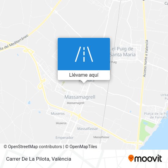 Mapa Carrer De La Pilota