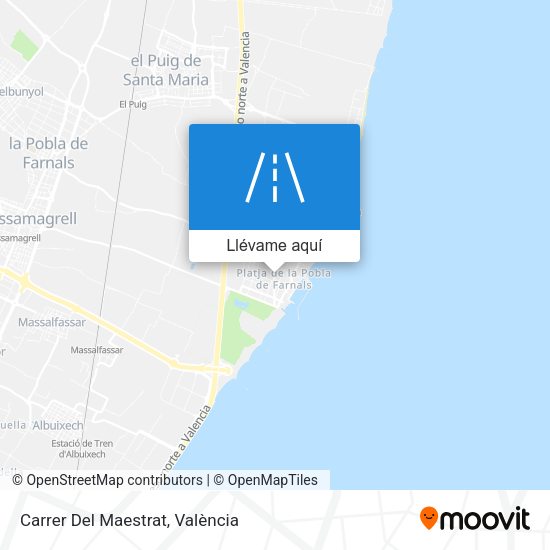 Mapa Carrer Del Maestrat