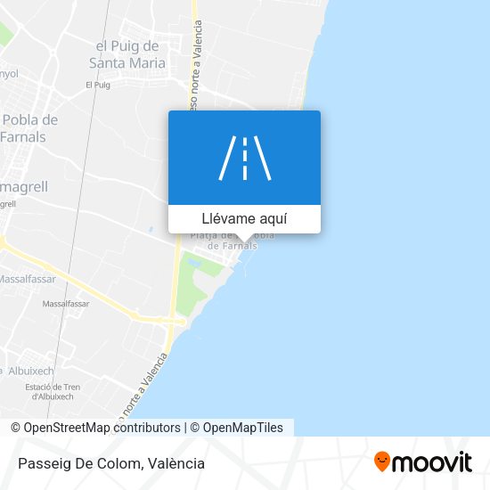 Mapa Passeig De Colom