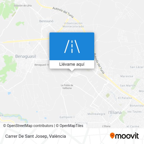 Mapa Carrer De Sant Josep