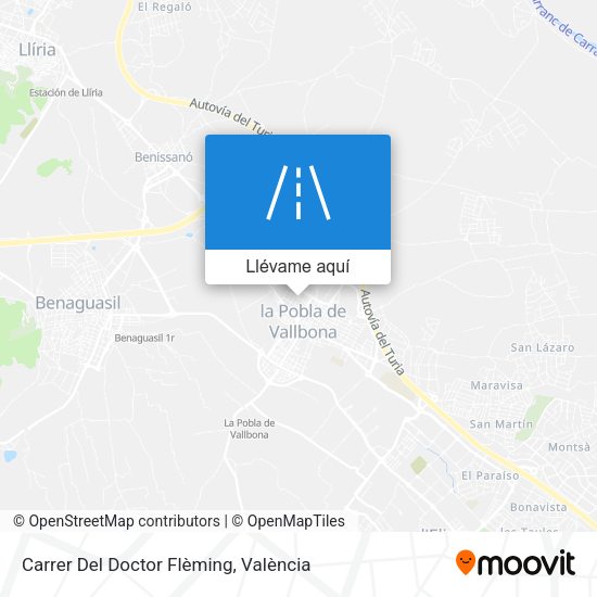 Mapa Carrer Del Doctor Flèming