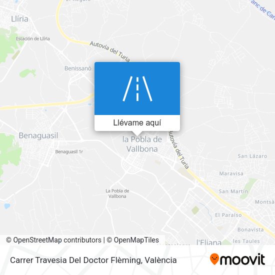 Mapa Carrer Travesia Del Doctor Flèming