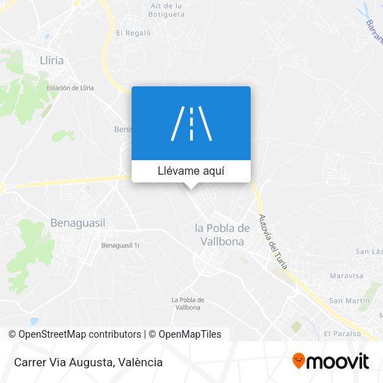 Mapa Carrer Via Augusta