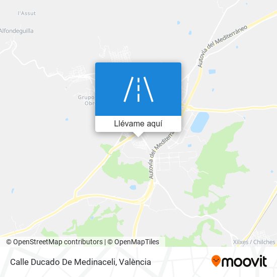 Mapa Calle Ducado De Medinaceli