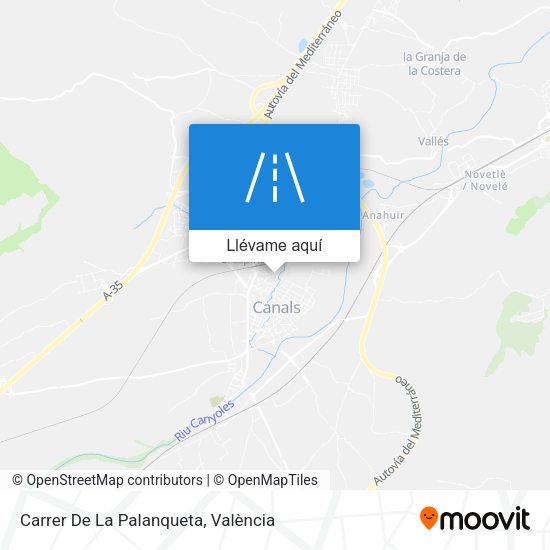 Mapa Carrer De La Palanqueta