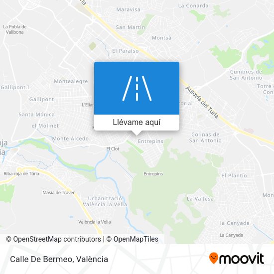 Mapa Calle De Bermeo