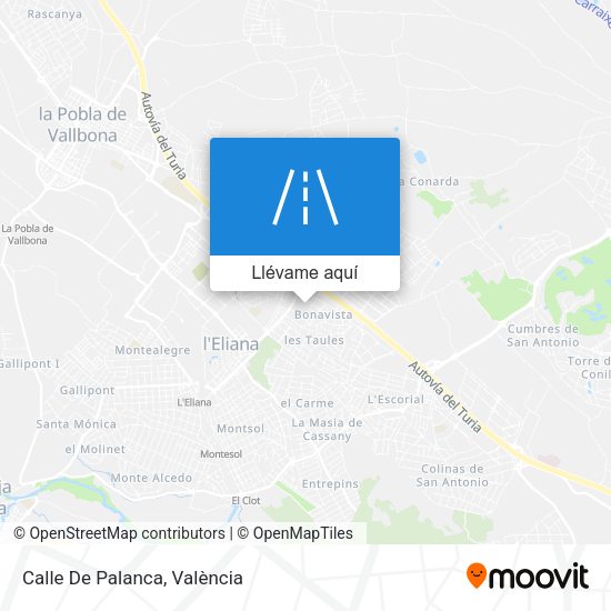 Mapa Calle De Palanca