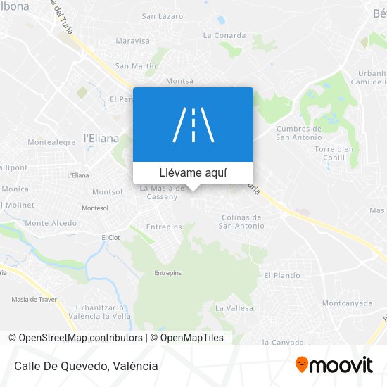 Mapa Calle De Quevedo