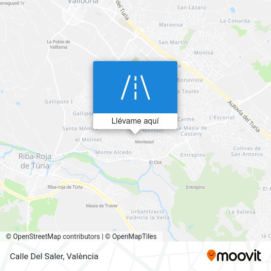 Mapa Calle Del Saler