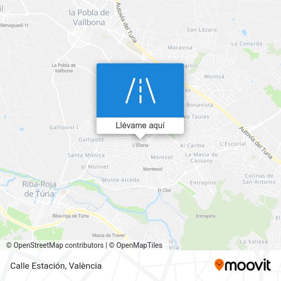 Mapa Calle Estación