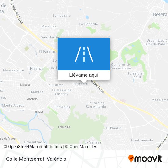 Mapa Calle Montserrat