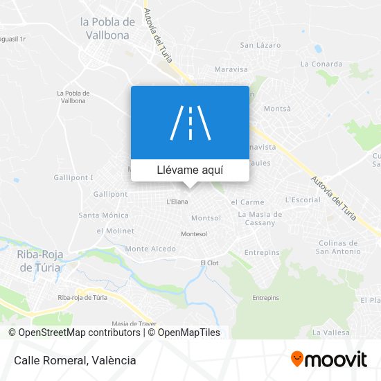 Mapa Calle Romeral