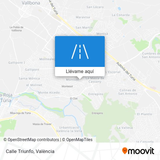 Mapa Calle Triunfo