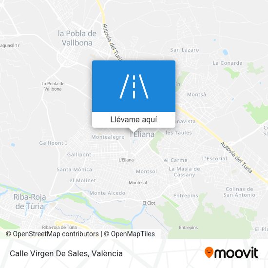 Mapa Calle Virgen De Sales